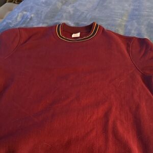 J. Crew Burgundy sweatshirt. Men’s L